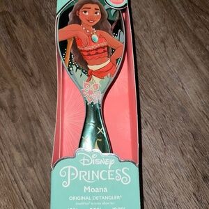 Wet Brush Disney Princess Moana Original Detangler Teal Metallic Hair Brush NEW